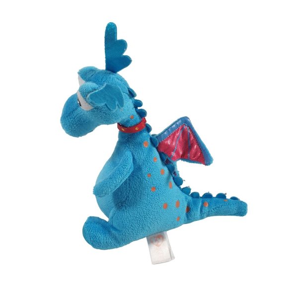 Disney Ty Beanie Baby Doc McStuffins Blue Stuffy Dragon Plush Toy Mini - Picture 2 of 8